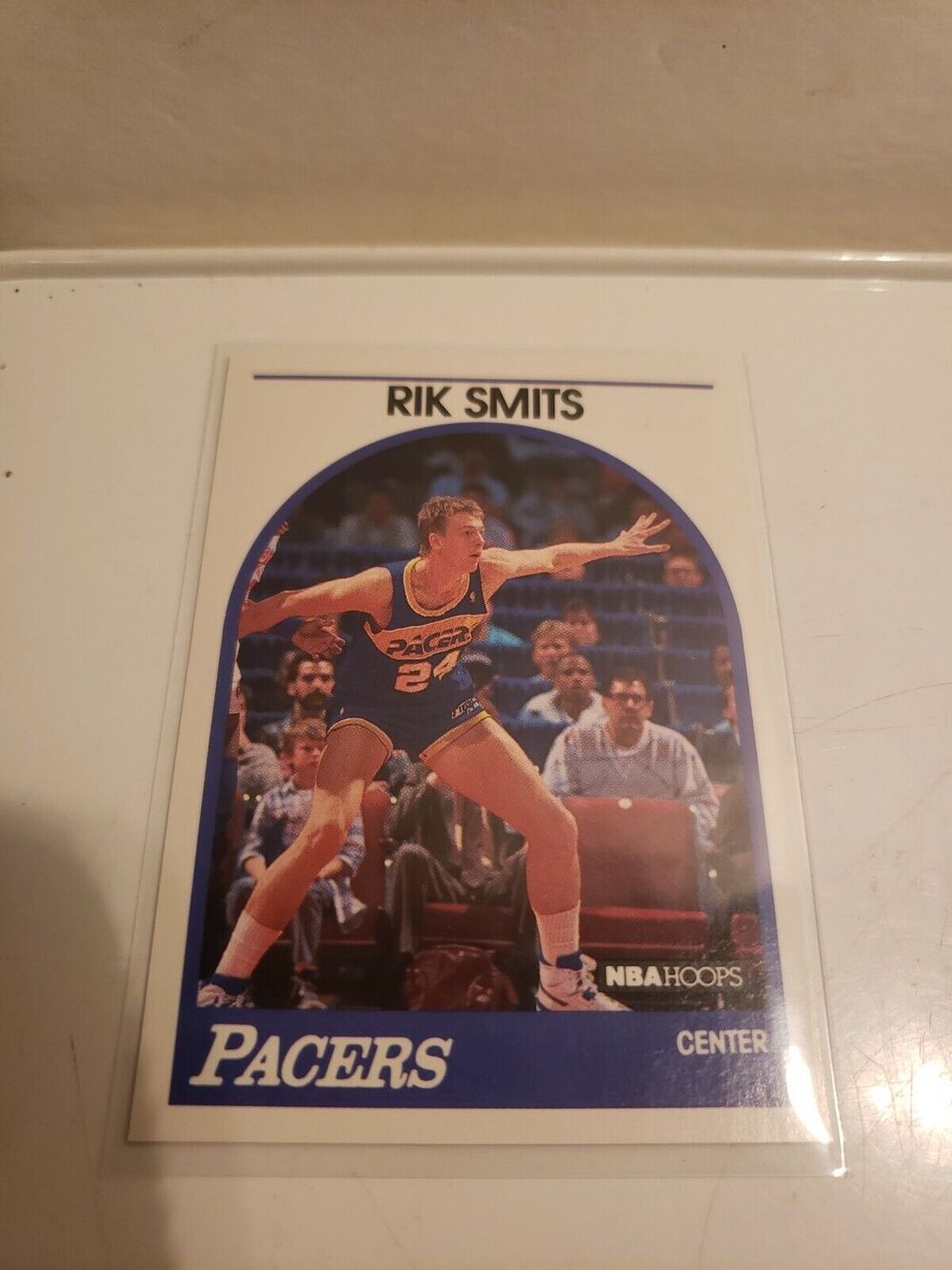 Rik Smits 1989-1990 NBA Hoops #37 - Rookie - Indiana Pacers - Fresh Pull
